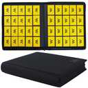 Card Binder 20 Pocket,Trading Card Binder Holds up to 2000 Cards with 50 Sleeves,Zipper Card Holder Album Compatible with TCG Card/Game Cards/Sports Card