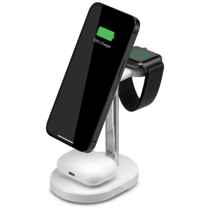 iLive 3-in-1 Wireless Charging Stand
