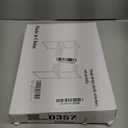 Set of 2 Cabinet Organizers 12.8''W 44 LBS Load Capacity Heavy Duty Kitchen Pantry Shelves Counter Countertop Storage Racks