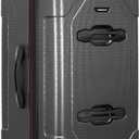 Traveler's Choice Maxporter II Polycarbonate Hardside Trunk with Spinner Wheels, Gray, 31-Inch Large Trunk