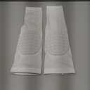 AceList 2PCS Elbow Pads with Padded Compression Shield Shape Arm Sleeves for Protection - Suitable for Basketball, Volleyball (Medium, White)