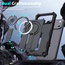 17 Pro Max Magnetic Case for iPhone17 Pro Max, 6.9inch, with Kickstand & HD Screen Protector Supports Wireless Charging [Compatible with MagSafe Accessories] Case for iPhone 17 Pro Max, Black