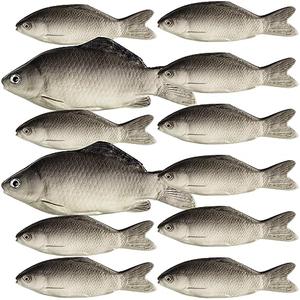 Liliful 23 Pcs Fake Fish Artificial Realistic Toys Stuffed Foam Faux Sea Fish Including Big and Small for Home Decoration Aquarium Display Ornaments Stage Drama Photography Prop Prank Prop