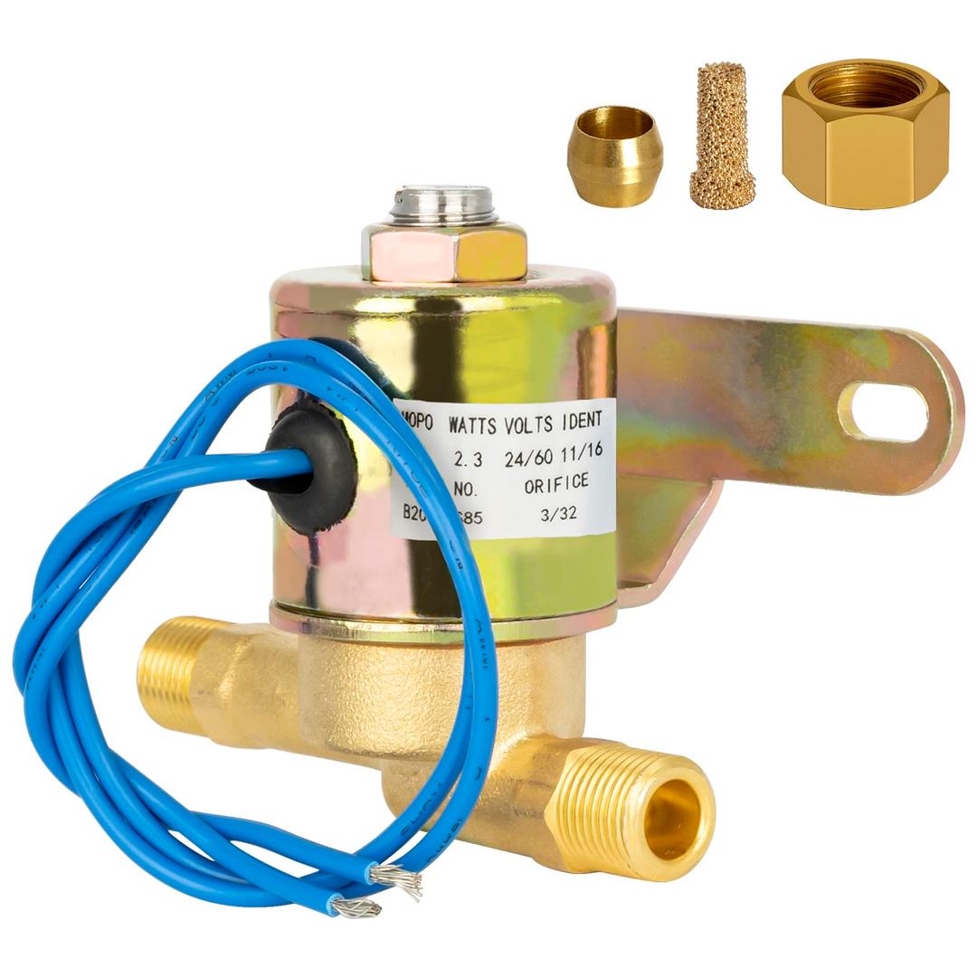 4040 Solenoid Valve for Humidifier - 24V Water Valve Compatible with April aire Whole House Humidifier Models 400 500 600 700 220 224 - Replaces B2015-S85 B2017-S85, Blue