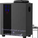 Fragrance Scent Collection HVAC Diffuser - Area 5300 sq ft or Full Air System, Bussiness, Home, 7 Fl Oz 200ml, Bluetooth Control, X2000 Black, DIFFMELY