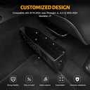 MAIKER Metal Front Seat Brackets Tactical Organizer and Storage Tray Compatible with 2018-2024 Wrangler JL & 2020-2024 Jeep Gladiator JT