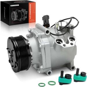 A-Premium Air Conditioner AC Compressor with Clutch Compatible with Chrysler Sebring 2001-2003 & Dodge Stratus 2001-2003, 2.4L 2.7L