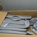 BEKA 4 in 1 Baby Bassinet Bedside Sleeper, Baby Bedside Crib 4 Functions, Bedside Bassinet Crib Sleeper, Playard, Changing Table, Baby Bassinet for Newborn Baby (Grey)