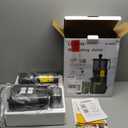 Cold Press Juicer, 5.8" Wide Feed Chute Juice Extractor Machine with 400W, High Juice Yield, Slow Masticating Juicer for Whole Vegetables & Fruits, Orange