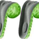2 Pairs Cloud Insoles for Men Women,4D Cloud Technology InsoleSuper Soft Comfort Insoles,U-Shape Memory Foam Inserts, Shock Absorption, (Green, Men: 8-11.5 )