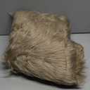 Latepis 2x3 Brown Beige Small Faux Fur Rug Fluffy Furry Rugs Throw Rug Washable Shag Plush Soft Rugs for Living Room Bedroom and Dorm