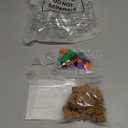 Bokon 36 Pack Halloween Potion Bottles Decorations Indoor Apothecary Plastic Bottle Set Witch Potion Jars with Pendants for Corks Stoppers Decorations Halloween Party Supplies (Cylinder)