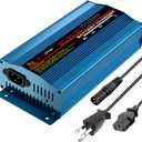 24V 8Amp Battery Charger, Automatic Smart Lead-Acid Battery Trickle Charger Maintainer with XLR Connector for Wheelchair, Sealed AGM Battery,Car Boat,Lawn Mower