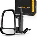 For Ram ProMaster 1500/2500/3500 2014-2022 Door Mirror Driver Side | Power Folding | Heated | w/Signal | Replacement For CH1320432 | 5VF01JXWAG