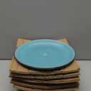 vancasso Bonita Blue Salad Plate Set of 6, 7.5 Inch Ceramic Dinner Plate, Dishwasher and Microwave Safe