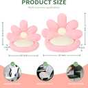 Ditucu Flower Shape Chair Pillow Cute Seat Cushion 19 inch Comfy Lazy Sofa Floor Pillows Dorm Seating for Bedroom Decor Pink