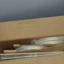 TRIROCKS 18 * 31" H Round Gold 3-Tier Rolling Bar Cart with Wheels Elegant Metal Frame Serving Cart for Kitchen, Dining Room, or Living Room Display and Storage