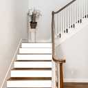 14 Stripes Self-Adhesive Stair Decals, 39.37"x7.09" Peel andStick Vinyl Stair Risers Stickers for Steps, DlY Home Decorations-Pattern White