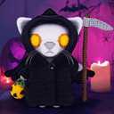 2 x Crochet Kit for Beginners, Crochet Starter Kit with Step-by-Step Video Tutorials, Crochet Animal Kits for Adults, DIY Craft Supplies,Death Cat(40%+ Yarn)