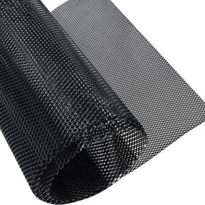 Universal Car Grill Mesh 40" x 13", Black-Painted Aluminum Alloy Automotive Grille Insert, Multifunctional Grille Mesh Roll (3 x 6mm Rhombic Hole)