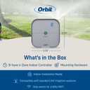 Orbit B-hyve Indoor Smart Sprinkler Controller - 8-Zone - WiFi Irrigation Controller - App Controlled Irrigation with Weather Adjustment - Easy Installation Smart Home Ready Device - 57925