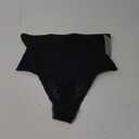 Tummy Control Thong Shapewear for Women Mid High Waisted Body Shaper Underwear Lace Shaping Thong Girdle Panties Black, Lace, XXL