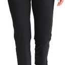 YYV Women's Golf Pants Stretch Work Ankle Pants High Waist Dress Pants with Pockets for Yoga Business Travel Casual (Black, S)