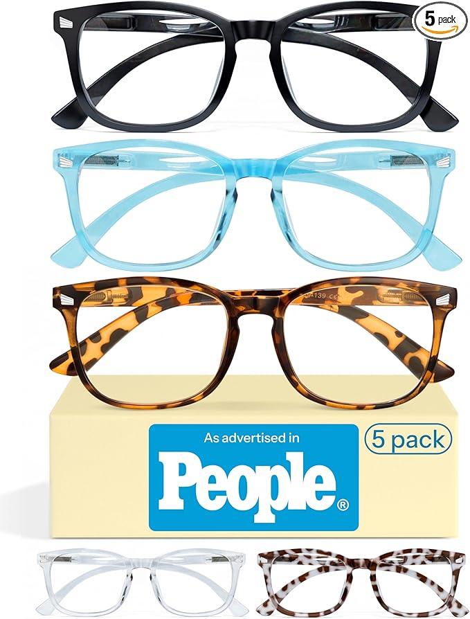 CCVOO Reading Glasses for Women, Eye glasses, Blue Light Readers for Women, Cheaters