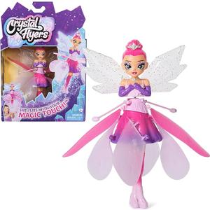 Crystal Flyers, Magical Flying Doll with Crystal Wings, Interactive Kids Toys for Ages 5 and up