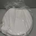 Centoco Toilet Seat Round, Soft Cushioned Vinyl Toilet Seat, HPS20-001, White