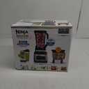 Ninja BN801 Professional Plus Kitchen System, 1400 WP, 5 Functions for Smoothies, Chopping, Dough & More with Auto IQ, 72-oz.* Blender Pitcher, 64-oz. Processor Bowl, (2) 24-oz. To-Go Cups, Grey