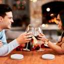 Marble Coasters Set of 4, Natural Travertine Stone Drink Coasters Round Modern Stone Cup Mat 4 Inch with Non-Slip Cork Backing Housewarming Gift for Wedding Christmas Anniversary Present