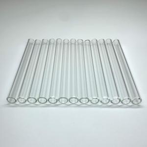 Glass Tubes 12 Piece, Reusable Glass Straws 4 Inch Long, OD 10 mm, Thickness 1.5 mm, Industrial Borosilicate Glass Tubing for Short Cup (10mm-4''-Clear)