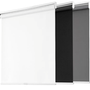 Blackout Roller Shades for Windows, Cordless Free-Stop Blinds with Thermal Insulated,UV Protection Fabric. Pull Down Room Darkening Door Blinds for Home, Office Easy to Install(23" W x 72" H,White)