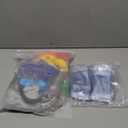 Marspark 100 Set Name Tag Lanyards with ID Holder Clear ID Name Badges Lanyards Bulk Clip Waterproof Plastic Card Holders for Adults Kids Business School Office Supplies (Multicolor)