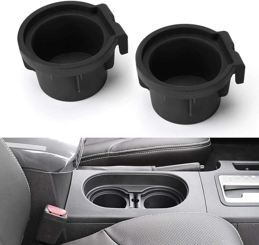 JOYTUTUS Cup Holder Insert 2 Pack Replacement Compatible with Frontier 2005-2019 Pathfinder Center Console Cup Holder Insert 2005-2012 Xterra 2005-2015 96975-EA000 96975-ZS00A