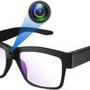 1080p HD Camera Smart Video Recording Glasses-Outdoor Sport Glasses with Camera Wearable Eyeglass (Include 32G Memory Card)