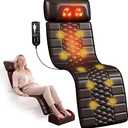 Full Body Massage Mat with Heat, Shiatsu Neck Massage Pillow, 10 Vibrating