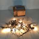 Addlon 50FT LED Outdoor String Lights Waterproof Patio Lights with Shatterproof ST38 Replaceable Bulbs, Dimmable Outside Hanging Light Connectable for Porch, Backyard, 2200K