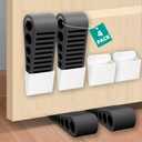 Rubber Door Wedge,Anti-Skid, Durable Door Stopper,Security Door Wedges for Suitable for Flooring of Various Materials, 6packs