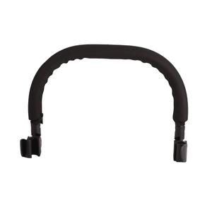 Universal Baby Stroller Guardrail Armrest, Adjustable Bumper Bar for Yozeno Strollers, PU, Black, Size: 40 * 9cm, Compatible with Strollers 38-42cm Apart (Black)