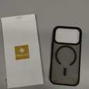 Miracase for iPhone 17 Pro Max Case 6.9" Full-Body Phone Case with Built-in Glass Screen Protector& Full Camera Protector, Camera Control [Magnetic with MagSafe] Drop Proof 17 ProMax Cover, Black