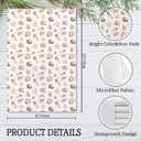 Giosve Pink Preppy Beach Kitchen Towels, Coastal Pink Starfish Seashell Beachy Hand Towels for Bathroom, Preppy Beach Decor Dish Tea Towels for Kitchen, Coastal Bathroom Decor, 16x24 Inch