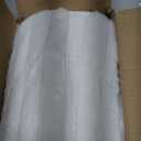 OurWarm White Christmas Tree Collar, Luxury Plush Faux Fur Tree Collar with Stripe Textured Pattern, Soft Fluffy Xmas Tree Ring Boho Tree Skirt for Holiday Decorations Indoor Home Decor (28 inches)