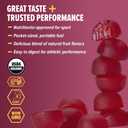 Honey Stinger Organic Pomegranate Passionfruit Energy Chew, Gluten Free & Caffeine Free, for Exercise, Running and Performance, Sports Nutrition for Home & Gym, Pre and Mid Workout, 12 Pack