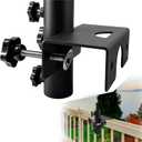 Beach Patio Umbrella Clamp, Adjustable Outdoor Umbrella Holder Clamp,Umbrella Clamp Mount for Railing,Fence,Benches,Deck,Tailgates,Dock,Beach Courtyard Balcony