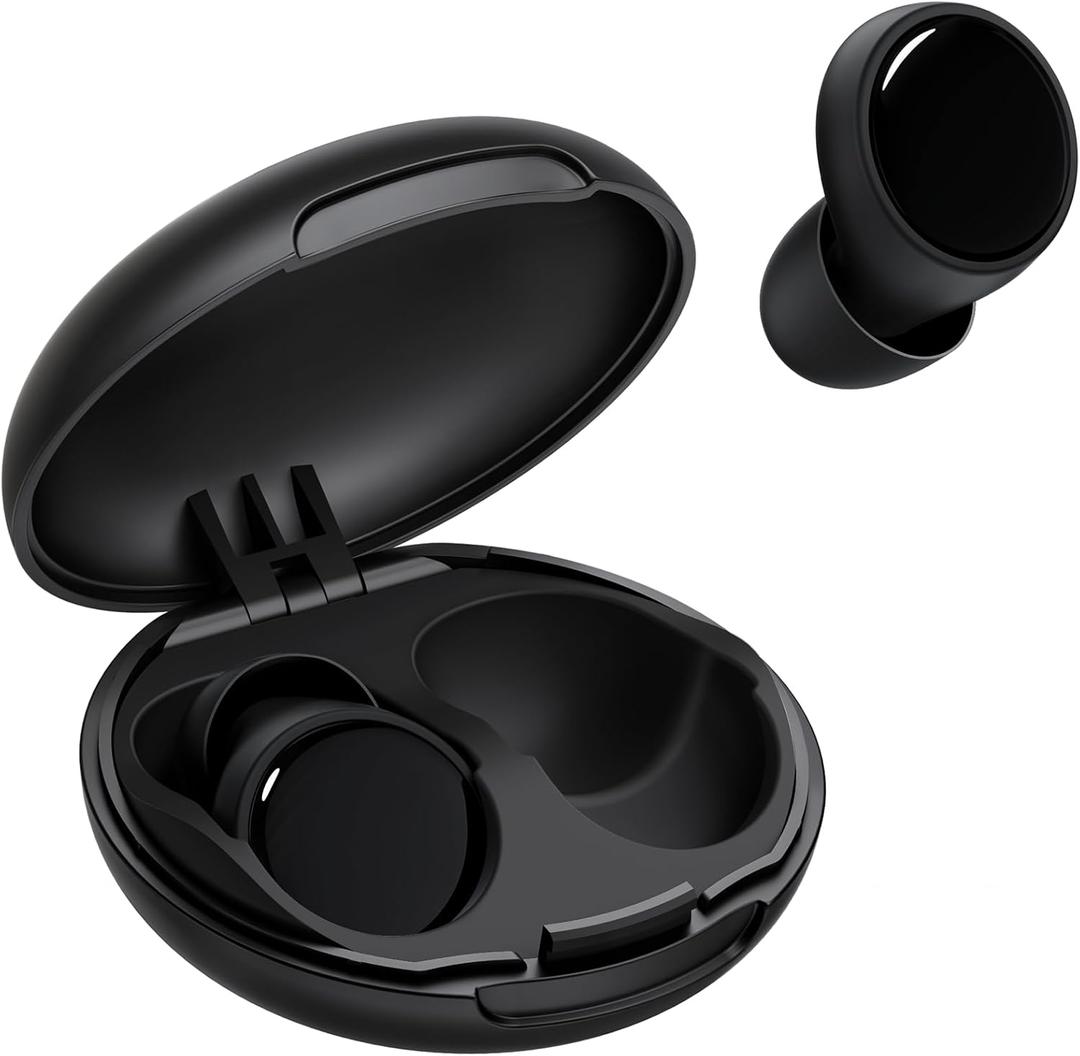 Sleeping earplugs 45 dB - Noise-proof earplugs for concerts, work, concentration, snoring, travel, soft silicone hearing protection with 8 ear tips