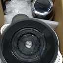 GANIZA Food Processors, Electric Food Chopper with Meat Grinder & Vegetable Chopper - 2 Bowls (8 Cup+8 Cup) with Powerful 450W Copper Motor - Includes 2 Sets of Bi-Level Blades for Fruits/Meat/Nuts (Black)