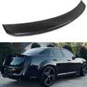 Rear Spoiler Compatible with 2011-2023 Chrysler 300 300C 300S, Duckbill Spoiler Fits for 11-23, Exterior High Kick Trunk Tail Deck Lid Wing Lip (Carbon Fiber Pattern)