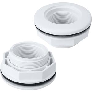 SP1023 1-1/2-Inch FIP Pool Inlet Return Fitting with Locknut and Gasket Female Inlet Pipe (FIP) Thread Exact Replacement for Hayward Swimming Pool Return Hose Fitting, Spa Swiming Pool Parts